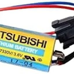 KP Compatible for Mitsubishi Lithium Battery 3.6V for Mitsubishi Servo A6BAT ER17330V-3