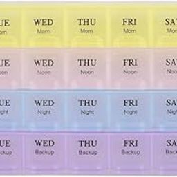 SNR 4 Week 3600 Manual Pill Organiser (Multicolor)-image-52