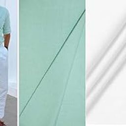 Pri & Su CottLinn Combo fo Cotton sollod Shirt 600084 & Trouser 90060-image-70