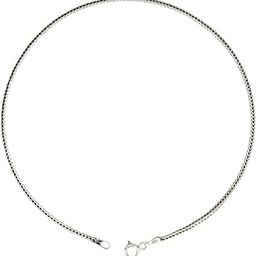 925 Sterling Silver Foxtail Chain Sleek Anklet/Payal For Women and Girls with Certificate of Authenticity and 925 Stamp.| Single Anklet |-image-50
