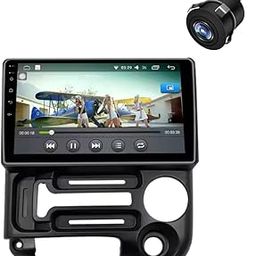 Modorwy Wireless CarPlay & Android Auto 9inch 1280P Car Android Display with Gorilla Glass | Android 13 | TS-9 Processor | 2GB RAM & 32GB ROM | AHD Camera & Frame Compatible with Hyundai Santro 2010-21