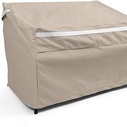Covermates Outdoor Patio Sofa Cover - Premium Polyester, Weather Resistant, Drawcord Hem, Seating and Chair Covers, 62W x 32D x 34H, Clay-image-40