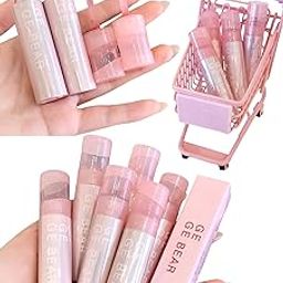 Gege Bear Water Ice Color Lip Gloss For Women | High-Shine, Lightweight Gloss with Sheer Tint | Hydrating, Non-Sticky Formula for Juicy Lips | 6 Juicy Shades for Luminous, Healthy-Looking Lips | (03# Zero Cold Berry, 3g)-image-42