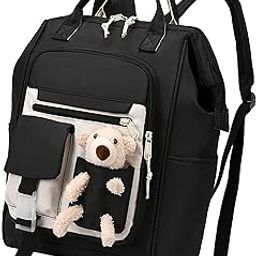 Bembika Diaper Bags For Mom And Dad Kids Diaper Bags For Travel Backpack With Teddy For Multi-Function Waterproof And Large Capacity-image-38