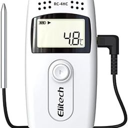 Elitech RC-4HC USB Temperature and Humidity Data Logger [Pack of 100] Recorder Monitor with LCD Display with Calibration Certificate-4