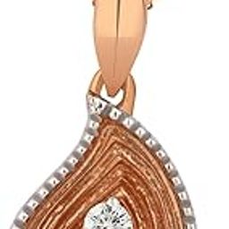 18k (750) Yellow Gold and Diamond Pendant for Girls-image-48
