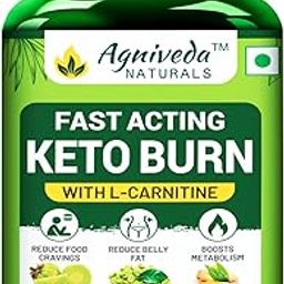 Agniveda Keto Burn - Weight Management Supplement | 60 Tablets | With Garcinia Cambogia, Green Coffee Beans, Green Tea Extract & L-Carnitine | Supports Metabolism & Fat Control for Men and Women-11