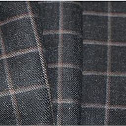 Men's Cotton Polyester Blend Tweed Checkered Blazer & Jacket Fabric Unstitched (2 m,Free Size)-image-91