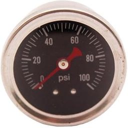 THE STYLE SUTRA 2xFuel Pressure Regulator gauge 0-100PSI/bar Liquid Fill chrome fuel/oil Gauge | Parts & Accessories | Car & Truck Parts | Air Intake & Fuel Delivery-picture-28
