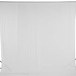 Amazon Basics Professional White Screen Backdrop Cloth (8x9 ft) | Suitable for Photography, Photoshoot, Product Photography, Live Streaming, Zoom Meetings, VFX Editing | Pack of 1 (White)-6