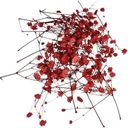 Red Baby Breath/Gypsy Flower for Hair Styling Hair Accessories for Wedding Parties-Pack of 10gms Box | Bridal Hair Accessories-image-45