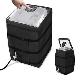 Hot Tub Spa Heater Pump Cover, Waterproof Heavy Duty Inflatable Hot Tub Pump Cover with Zipper Opening and Transparent PVC Top Window for Multiple Hot Tub Spa Heater Pump on Market, Cover Only-image-12