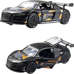 ITS_MADEFORYOU Mustang car 1:32 Scale Pull Back Toy Car | Black with Golden Accents| Die-Cast Model with Openable Doors and Hood | Sports Car for Kids, Adults & Collectors.-image-64