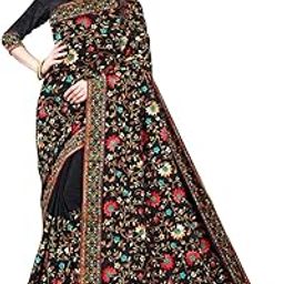 Women's Ajrakh Printed Soft Silk Saree with Paisley Border, Traditional Printed Design-image-18