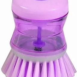 Brilondra Cleaning Brush with Built-in Liquid Soap Dispenser – Compact Scrubber for Surfaces – Convenient and Efficient Cleaning Tool, Pack of 1-image-3