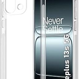 TheGiftKart Best Camera Protection Back Cover Case for OnePlus 13s 5G | Ultra Clear Soft Case | Inbuilt Dust Plugs & Anti-Slip Grip | Slim & Protective Cover for OnePlus 13s 5G (Silicone, Transparent)-image-33