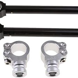 Club Bollywood®Motorcycle Fork Tubes CNC Clip-On Ons 7/8" Handlebars Handle Bar 33mm| Motors | Parts & Accessories |1 Set Handlebars (Leftï¼†Right)-picture-21