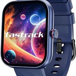 Fastrack Limitless Fs2 New Smartwatch with 1.91" Super Ultravu Display|Bt Calling|Advanced ATS Chipset|Functional Crown|320X385 Pixel Resolution|100+ Sports Mode&Watchfaces|Calculator|Ip68,Blue-45