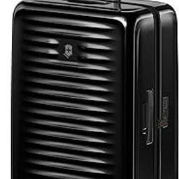 Swiss Designed Suitcase, Airox Large Hardside Luggage, Travel Bag, 98 litres, Black, 612509 | Check-in Trolley Bag-image-1