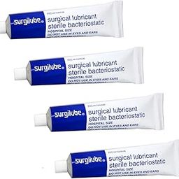 Surgilube Lubricating Jelly Sterile - 4.25 oz Flip Top Tube - Pack of 4 Tubes-image-62