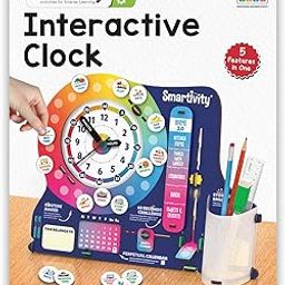 Smartivity DIY Interactive Clock with Stationary Organiser for Kids Ages 6-12 | Features an Infinity Calendar | Birthday Gift for Boys&Girls | STEM Educational Toy for 6,7,8,9,10,11,12 Years-25