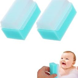 2PCS Sensory Brush, Green Sponge Brush for Kitchen, Bathroom, and Car Cleaning, Soft and Durable Body with Ergonomic Handle-image-40