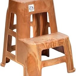 OAKNEST stl21 2-Step HeavyDuty High Glossy Plastic Multi Purpose Stepper Stool for Home,Office and Kitchen Use (Color : Pear Wood ; Count: 1)-image-20