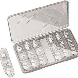 SHIPLORD® Large Weekly Pill Organizer with 7 Day Compartments - Dustproof Travel Pill Case for Home Travel & Camping Trips-image-50