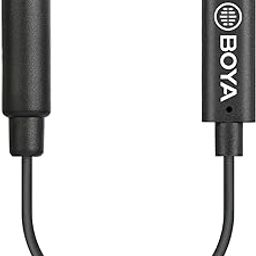 Boya by-K4 USB-C to 3.5mm (TRS) Adapter(2.4 inch),AUX to USB C Microphone/Headphone Adapter Jack Converter, Compatible with TRS Microphone/Headphone/USB-C Android Phone/Laptop-13