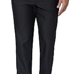Men's Polyviscose Blend Structure Pattern Smart Fit Flat Front Formal Trouser-28