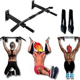 Hashtag fitness home gym pull up bar for home strength training equipment chin up bar height increase equipment capacity up to 120kg-image-99