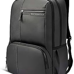 Gear Vintage2 28L Medium Faux Leather Water Resistant Anti Theft Laptop Backpack/Office Backpack for Men/Women-image-97