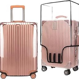 Trolley Bag Cover | Suitcase Transparent Cover | Waterproof Dustproof Luggage Covers | Zippered Clear PVC Suitcase Covers Protectors (28- inch)-picture-47