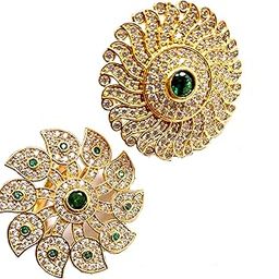 Women Stylish brass gold plated ring ATR24-35