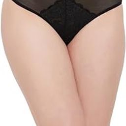 Women Powernet Low Waist Outer Elastic Bikini Panty-image-58