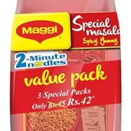Maggi Special Masala Noodles (Value Pack) Pouch, Pack of 3 - 210 g-image-9