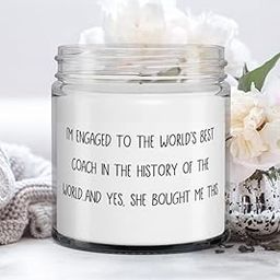 Gag Fiance, I'm Engaged to the World's Best Coach in the History of the World...and Yes, Sarcastic Valentine's Day Candle For-image-17
