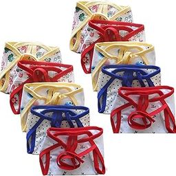 Tinchuk Newborn baby Soft Hosiery cotton cloth Diaper double layer nappies Multicolor (0-6 months) (10 PIECE)-11