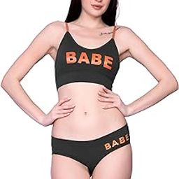 Women's Cotton & Spandex Padded Non-Wired Full-Coverage Bra and Panty Set - Seamless, Soft, and Lightweight Design for All-Day Comfort, for Everyday Wear and Relaxation-40