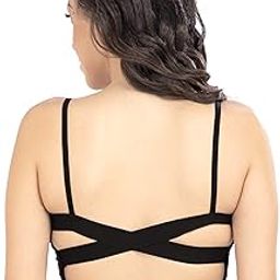 Women's Cotton Padded Bralette Bra Wire Free-picture-31