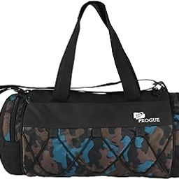Heavy-Duty Polyester Water-Resistant Gym Bag, Spacious Main Compartment, Durable Zipper, Sports Duffle for Men & Women, Shoulder Bag, Double Side Zipper Pocket (Military Blue)-image-84