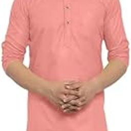 Men Cotton Blend Solid Straight Mandarin Neck Full Sleeve Regular Style Kurta-image-8