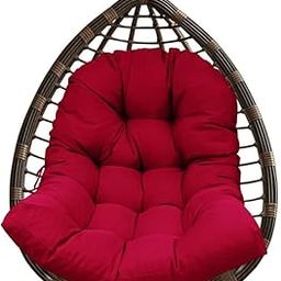 Generic Soft Symphony Polyester Swing Chair Cushion, 45cm x 45cm, Red, Square, Outdoor-image-5