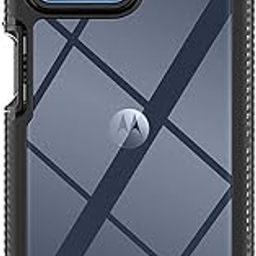 SaharaCase Grip Series Case for Motorola G Stylus 5G (2023) [Shockproof Bumper] Rugged Protection Anti-Slip Grip Slim Fit - Clear Black-image-83