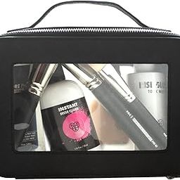 PAC Beauty On The Go Bag | Cosmetic Travel Bags for Women | Toiletry Vanity Organizer Pouch for Skincare, Make ups, Brushes, Jewellery, Medicines, Tools Storage | Black-image-94