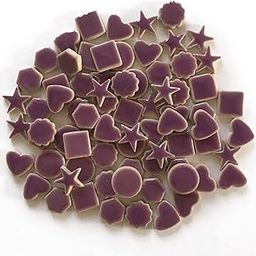 Sai Mosaic Art Ceramic 15mm Mixed Shape Purple-image-54