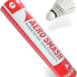 Aero Smash NO 4 Feather Badminton Shuttlecock - Speed 76 | Durable Cork Base Feather Shuttles for Indoor & Outdoor Play | Ideal for Training & Matches | Pack of 10 Shuttlecock-image-11