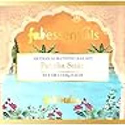 fabessentials Pancha Snan Artisanal Bathing Bar Set | Luxury Ayurvedic Soap Gift Set for Women & Men | 5 Natural Handmade Soaps with Turmeric, Rose, Almond, Oudh & Aqua | Festival, Birthday, Diwali Gifting | Herbal Vegan Cleanse-image-45
