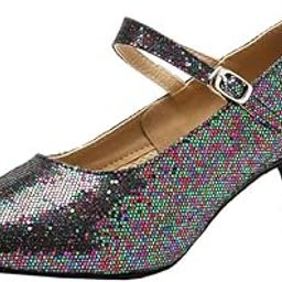 Women's Latin Dance sandals Soft Sole Adult Dancing Footwear Lightweight Comfortable Practice sandals-image-99