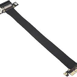 GINTOOYUN PCI-E 4X Extension Cable, 23cm, 180°, PCIe 3.0 4X Male to Female, Graphics Card, Server Motherboard Compatible-image-54